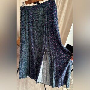 Leopard Print Mid Skirt